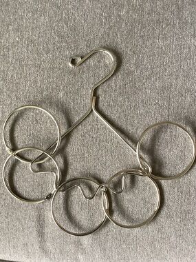 Scarf Silver Holder